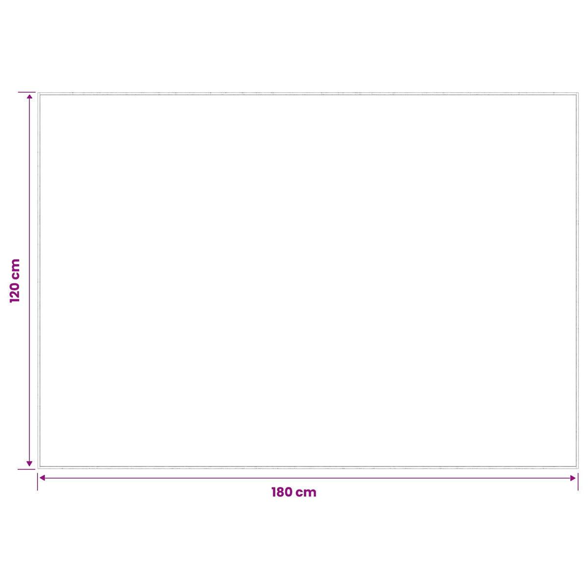 Kilimas Kreminė 120 x 180 cm 100% poliesteris 3 mm Plaunamas