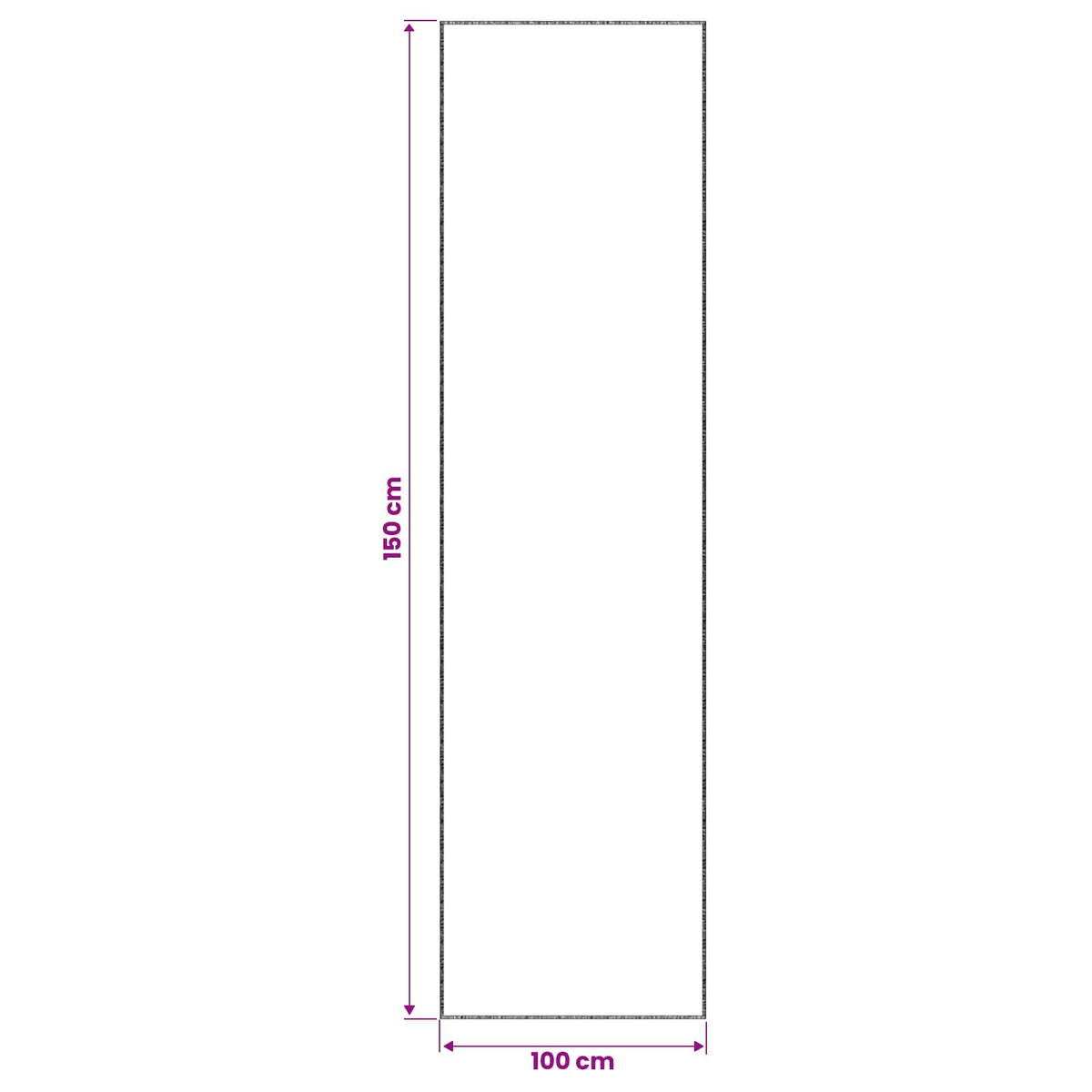 Kilimas Pilka 100 x 150 cm 100% poliesteris 3 mm Plaunamas