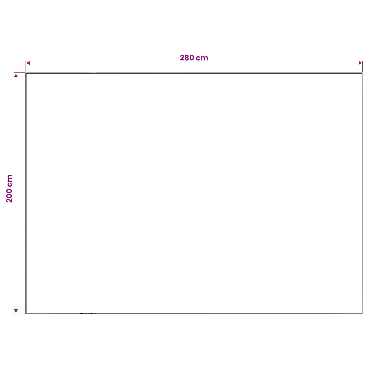 Kilimas ORIZ Raudona 200 x 280 cm 100% poliesteris