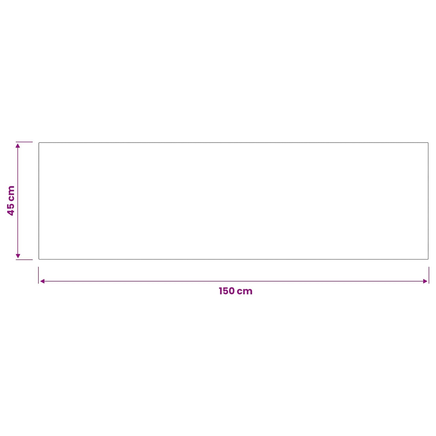 Virtuvės kilimas oranžinis atspalvis 150 x 45 cm