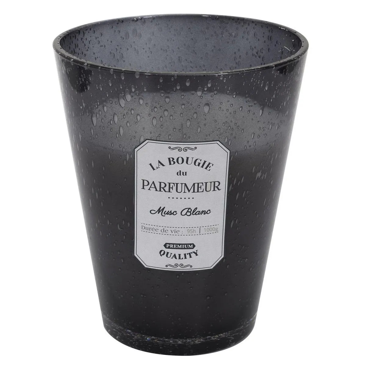 Kvapni burbulinė žvakė stikle HOME DECO CHARME (Pilka, Ø18,5 x 23 cm)
