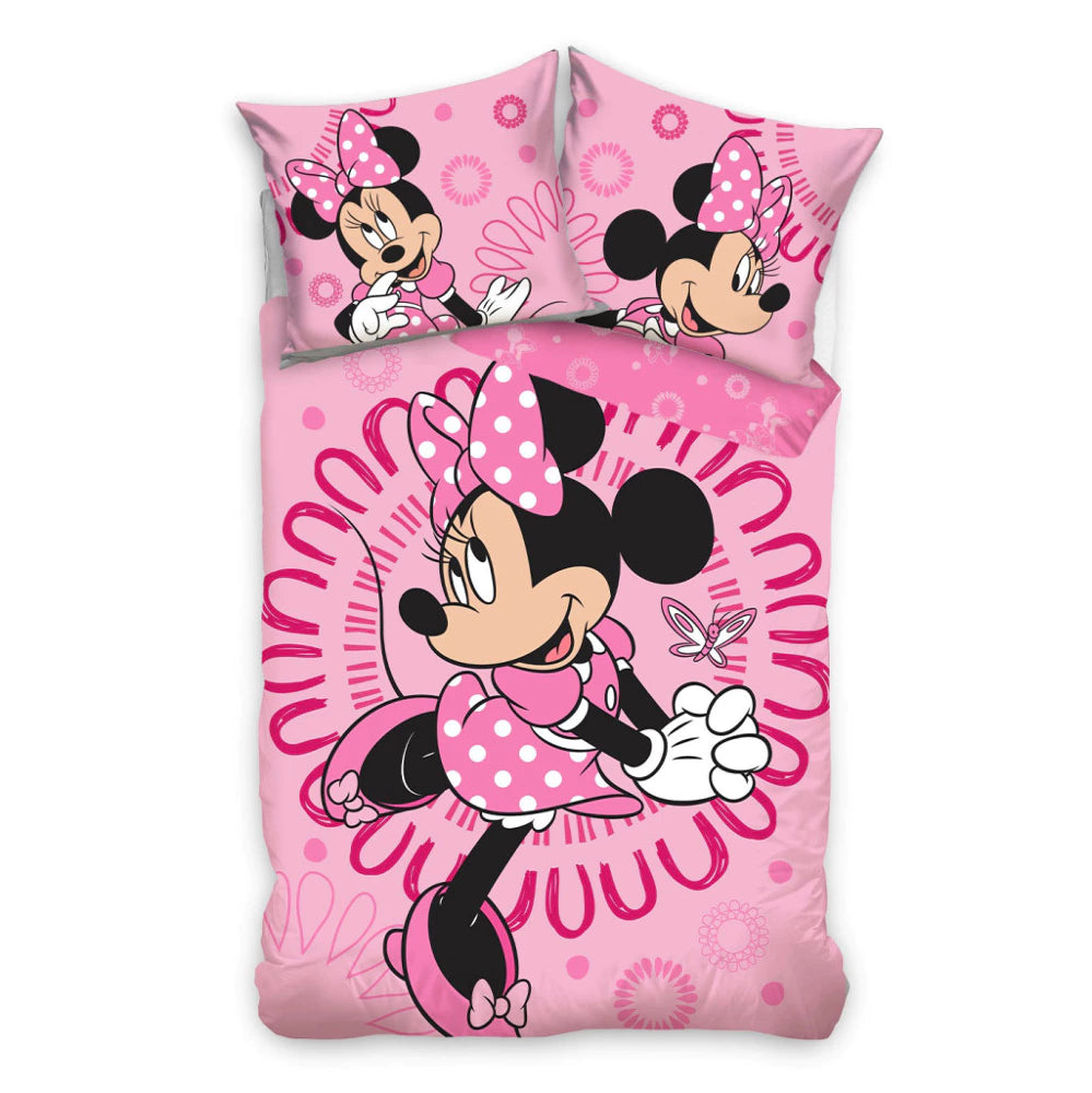 Vaikiškas patalynės komplektas Disney Minnie Sightly (140x200, 2 dalių)