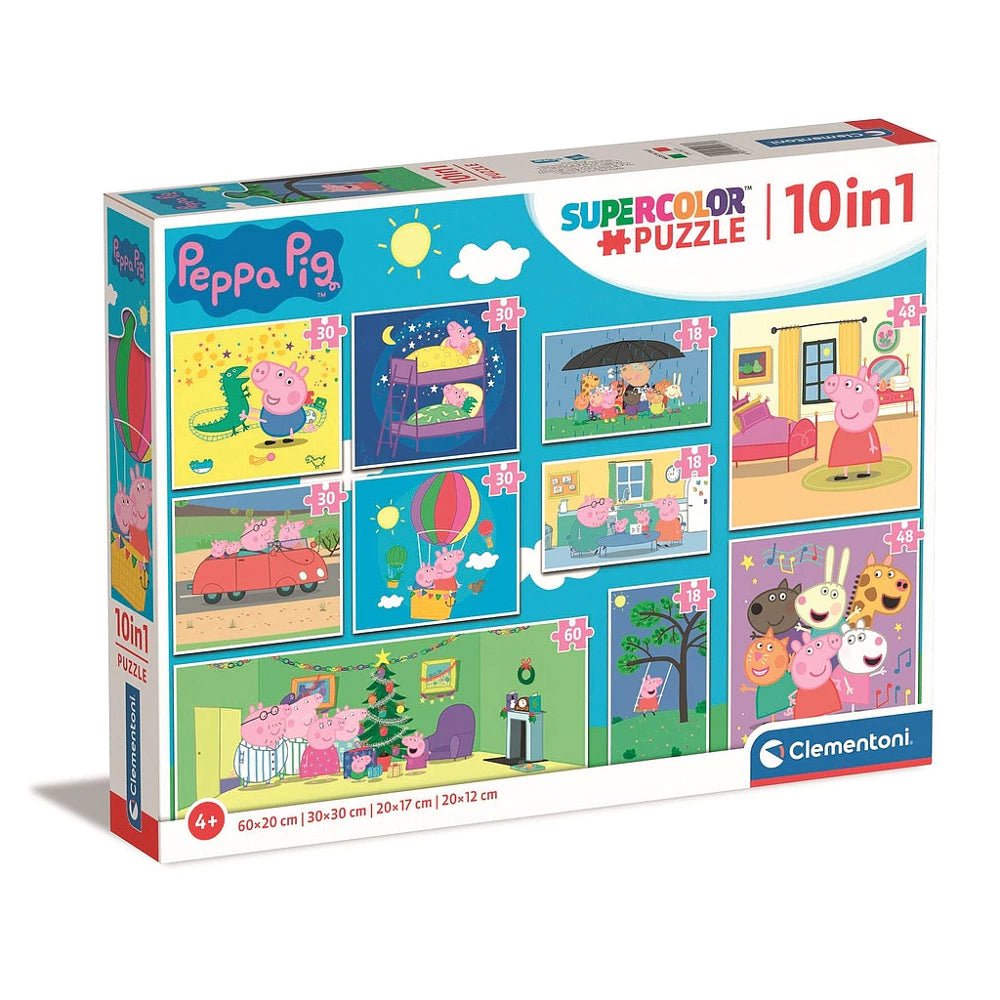 Clementoni dėlionė PEPPA PIG LIFE 10 IN 1