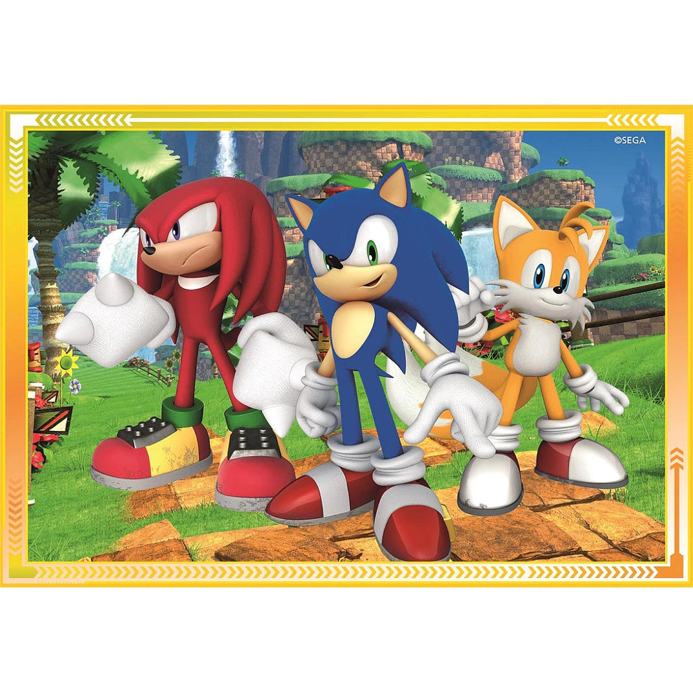 Clementoni dėlionė Sonic the Hedgehog SAVE THE DAY 4 in 1