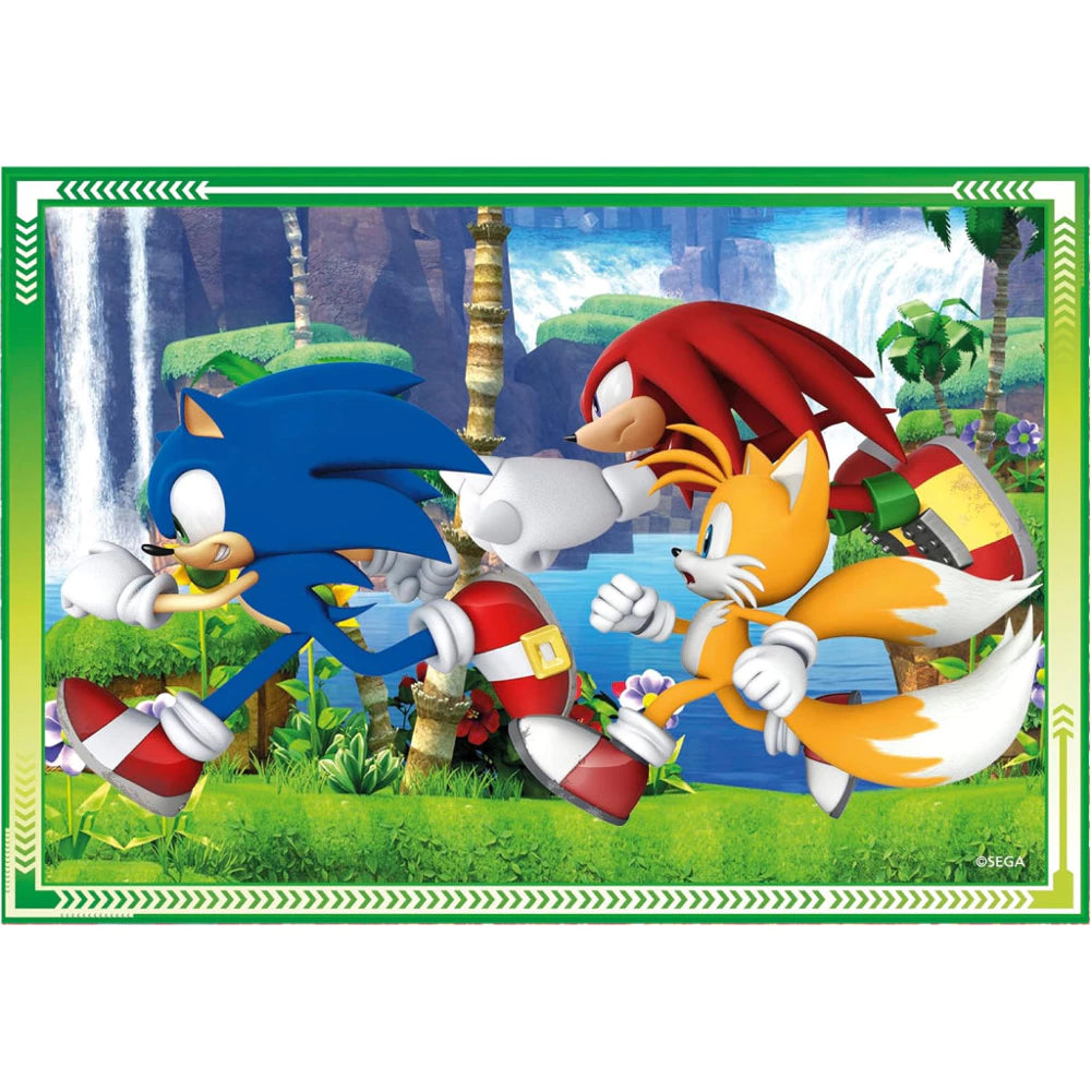 Clementoni dėlionė Sonic the Hedgehog SAVE THE DAY 4 in 1