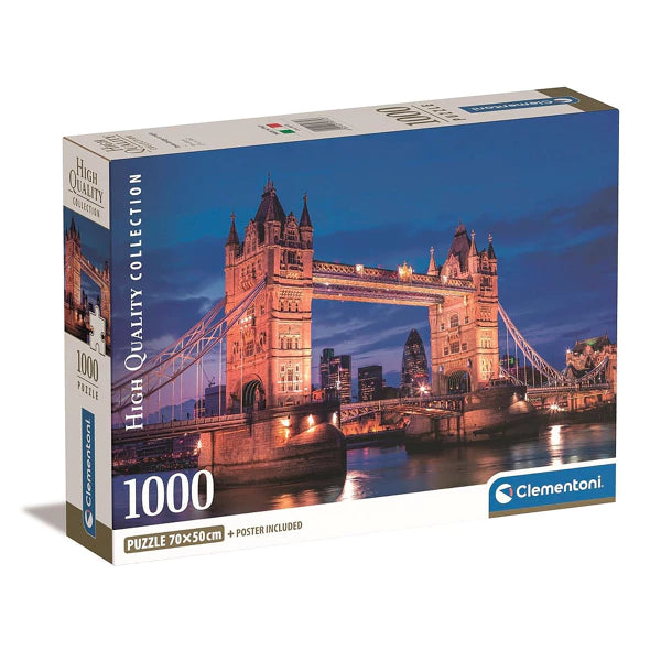 Clementoni dėlionė TOWER BRIDGE 1000 det.