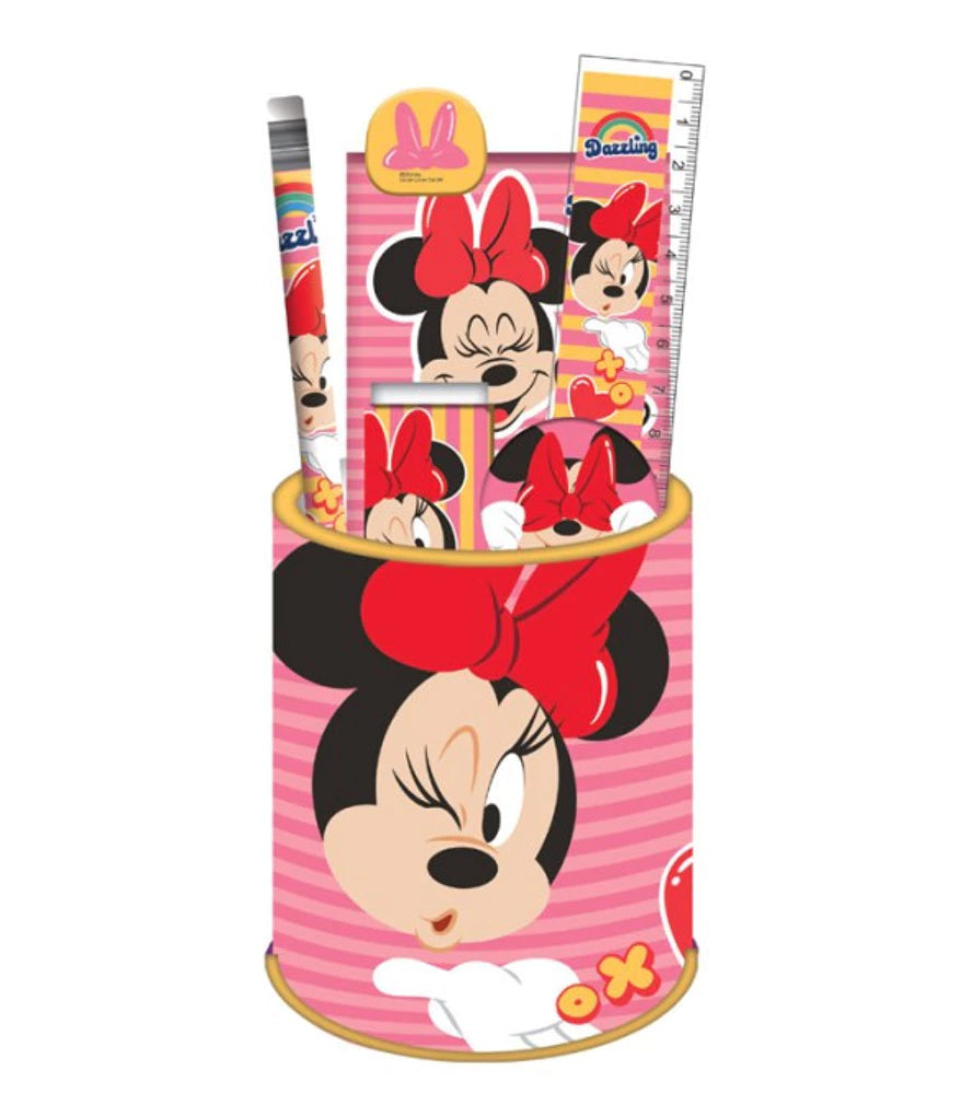 Disney Minnie Wink kanceliarinių prekių rinkinys – 7 dalys
