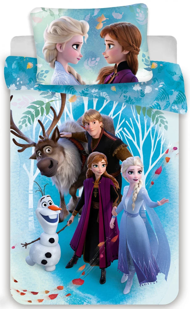 Vaikiškas patalynės komplektas Disney Ice Magic (140 × 200 cm, 2 dalių)
