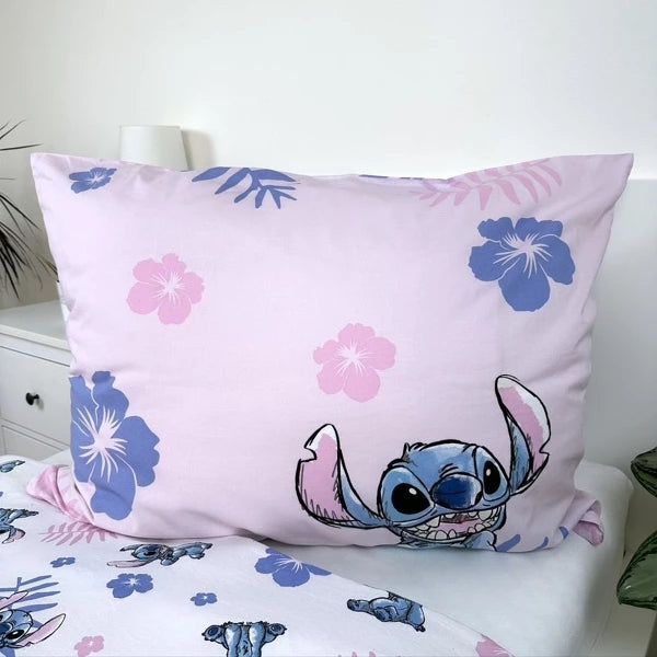 Vaikiškas patalynės komplektas Disney Lilo and Stitch (Ružava, 140x200, 2 dalių)