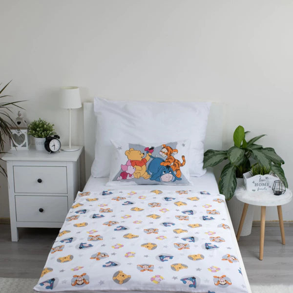 Kūdikių patalynės komplektas Disney Mikė Pūkuotukas (100×135, 2 dalių)