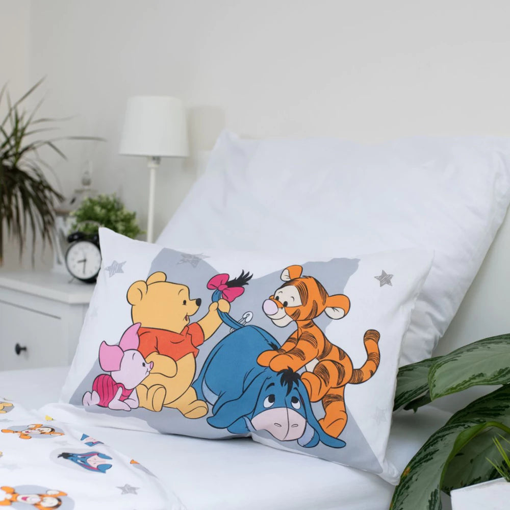 Kūdikių patalynės komplektas Disney Mikė Pūkuotukas (100×135, 2 dalių)