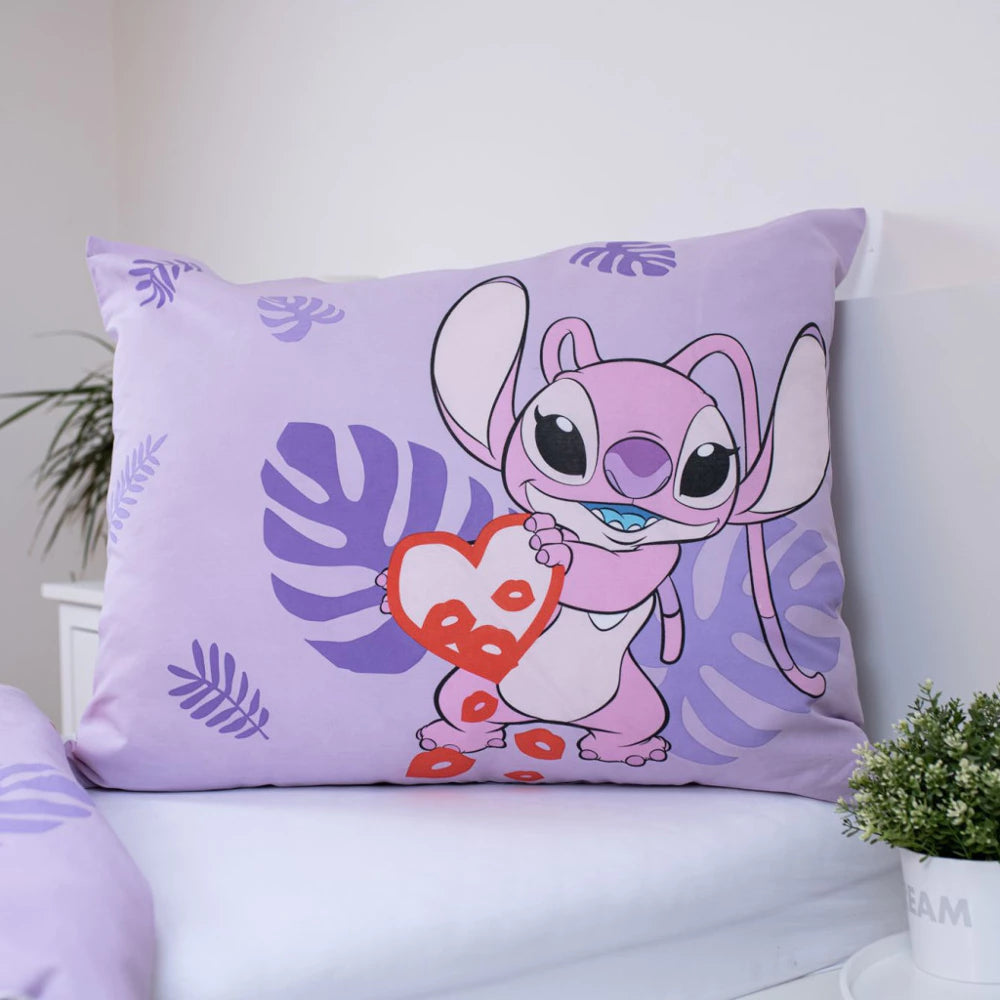 Vaikiškas patalynės komplektas Disney Lilo & Stitch – The Star Dog Kiss (140 × 200 cm, 2 dalių)