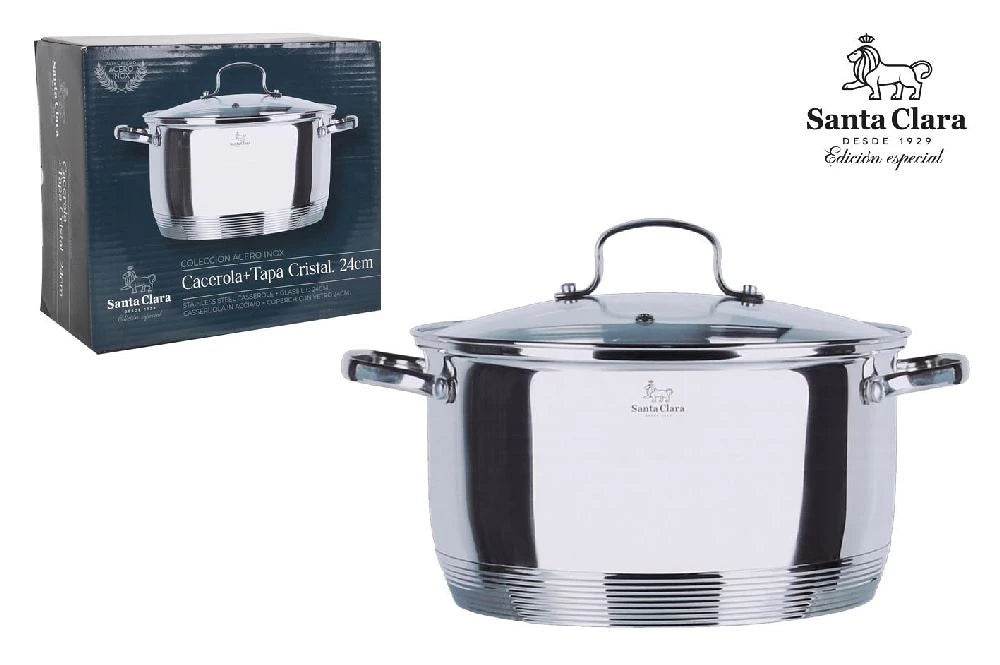 Santa Clara puodas su dangčiu (Ø24 cm)