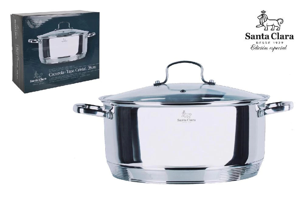 Santa Clara puodas su dangčiu (Ø28 cm)