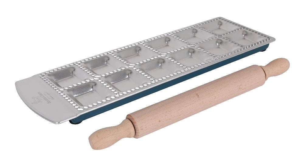 Santa Clara kvadratinių raviolių forma su kočėlu