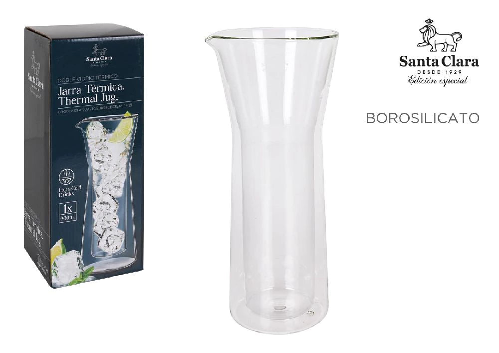 Santa Clara borosilikatinis vandens ąsotis (900 ml)