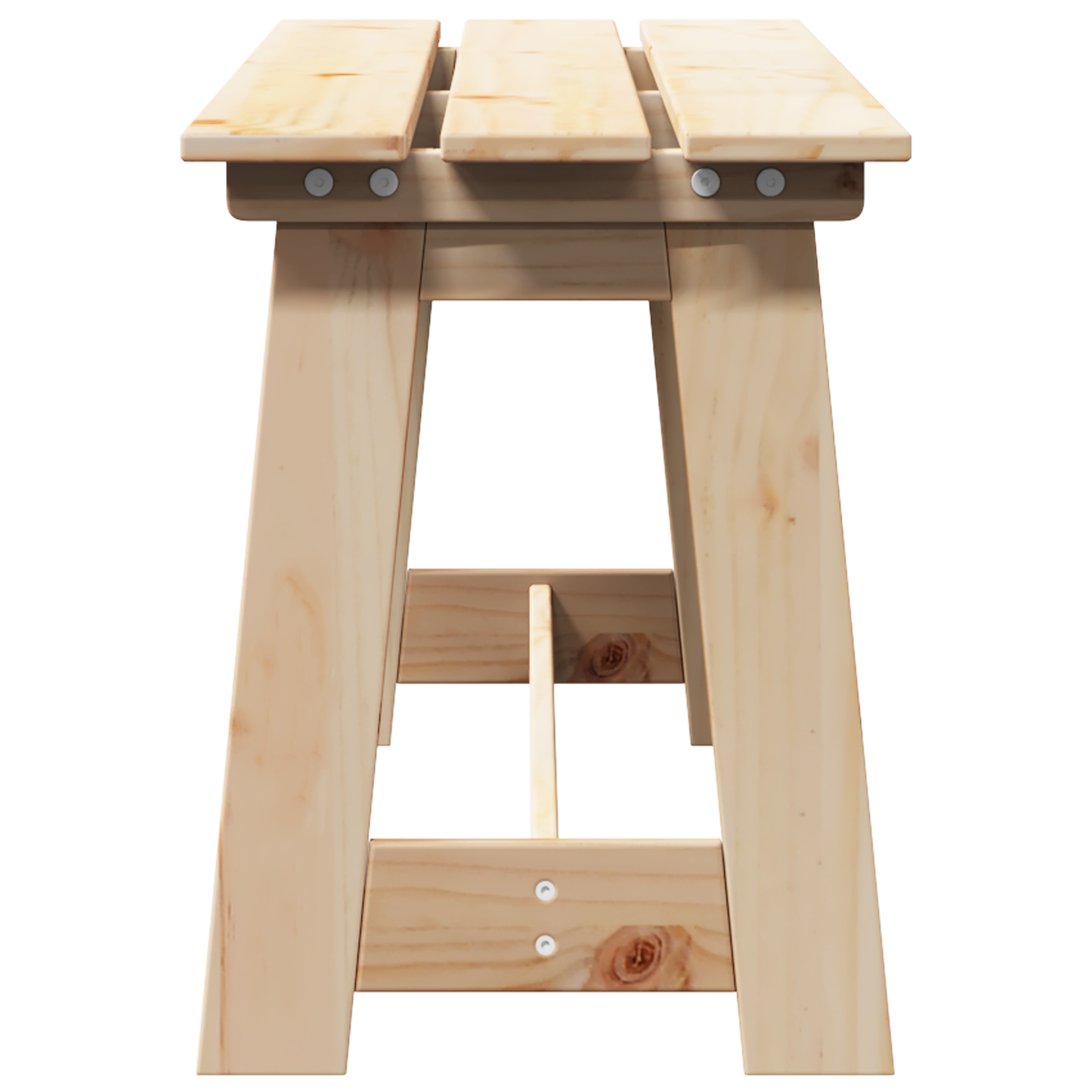 Lauko Suolas 119x35x47 cm Iš Kietos Pušies Medienos