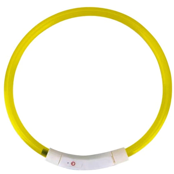 Šviečiantis LED antkaklis „Purlov“ su USB įkrovimu