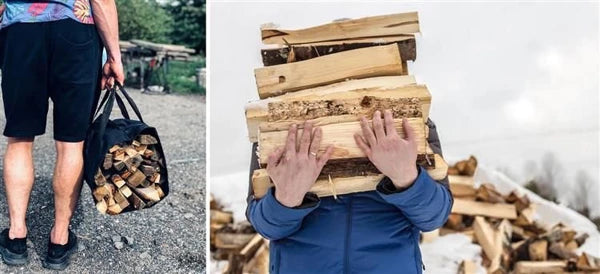 Kaminer Wood Bag krepšys malkoms nešti