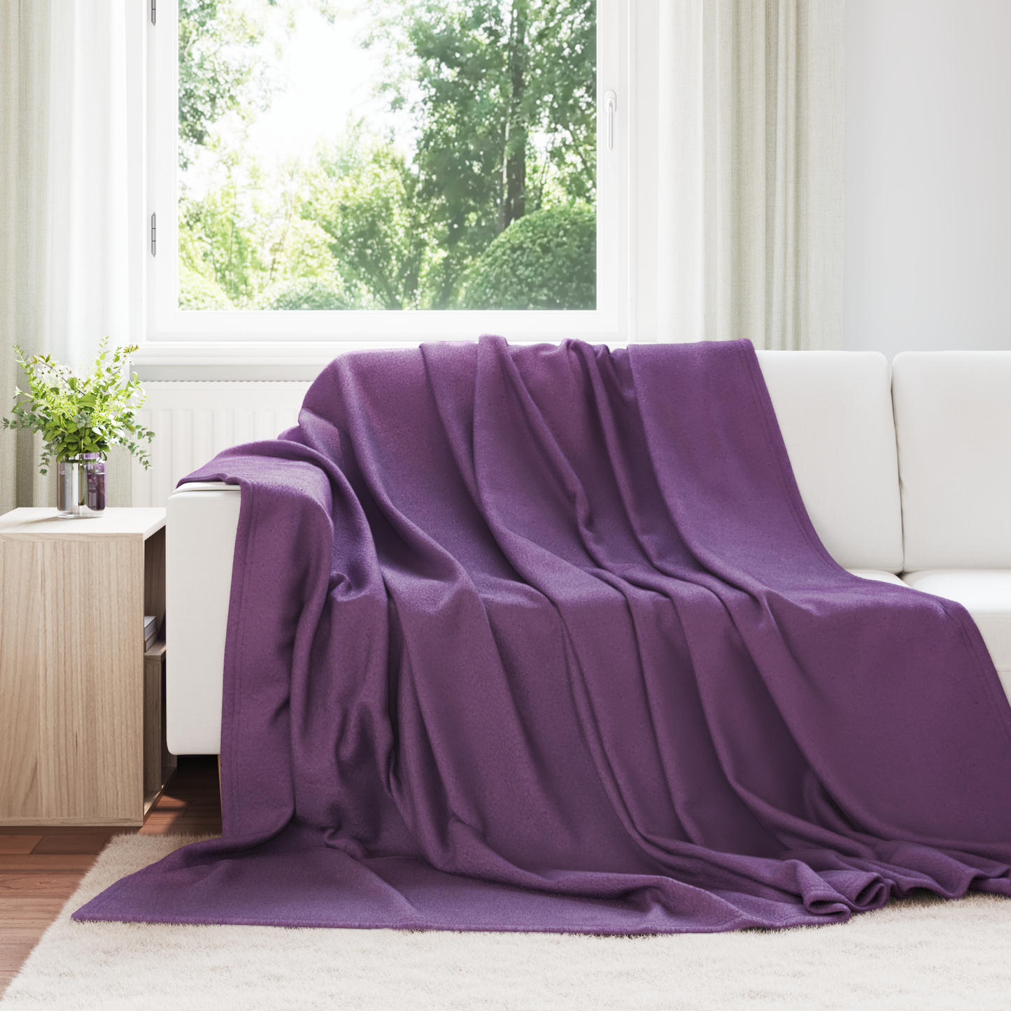 Mesti antklodės 6 pcs Violetinė 270 x 240 cm Flysas