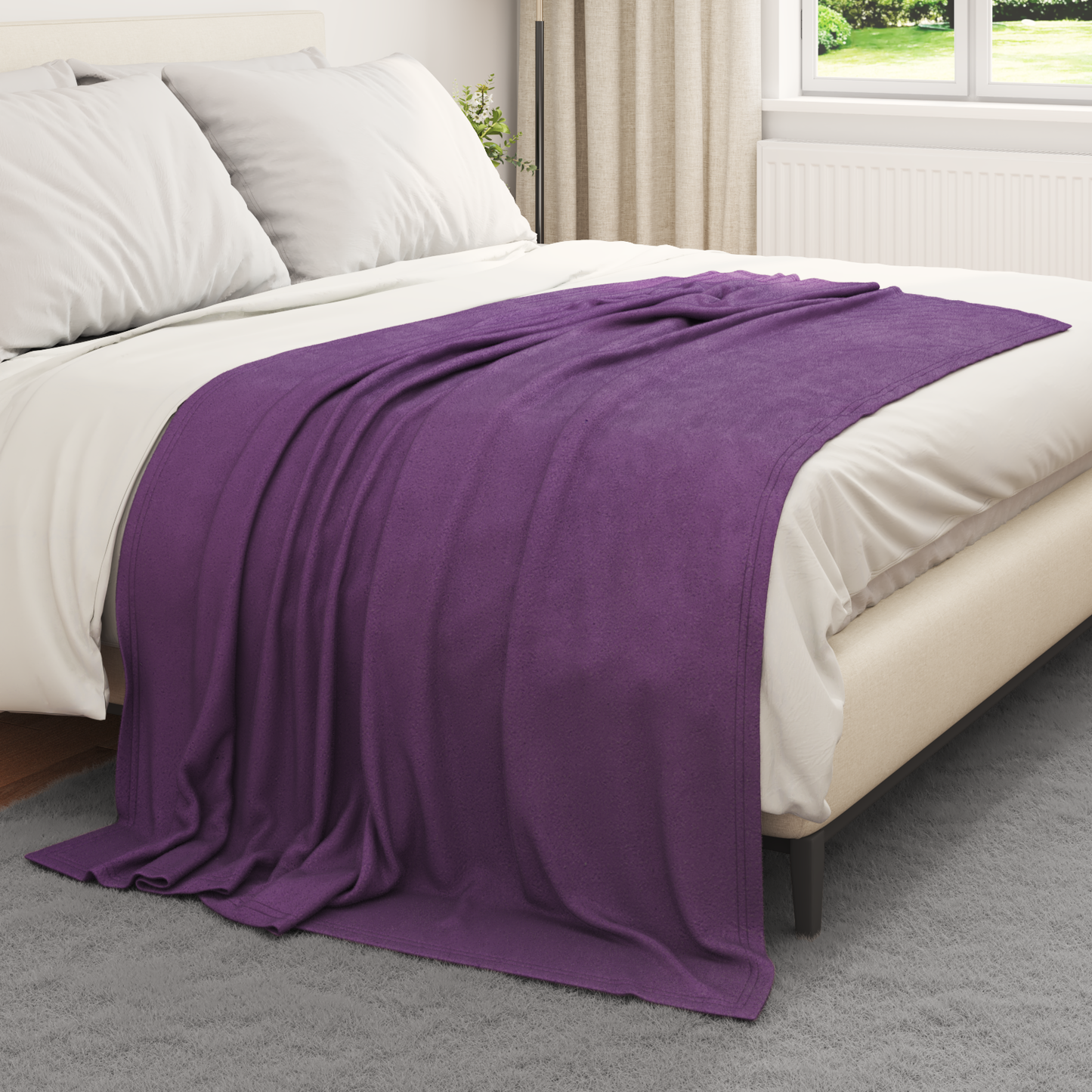 Mesti antklodės 24 pcs Violetinė 200 x 150 cm Flysas