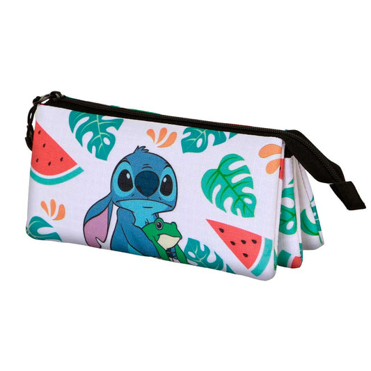 Disney Lilo ir Stitch Frog trigubas penalas, įvairiaspalvis