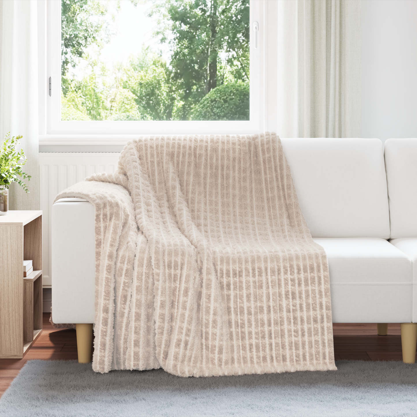 Mesti antklodės 6 pcs Smėlio 200 x 150 cm Flysas