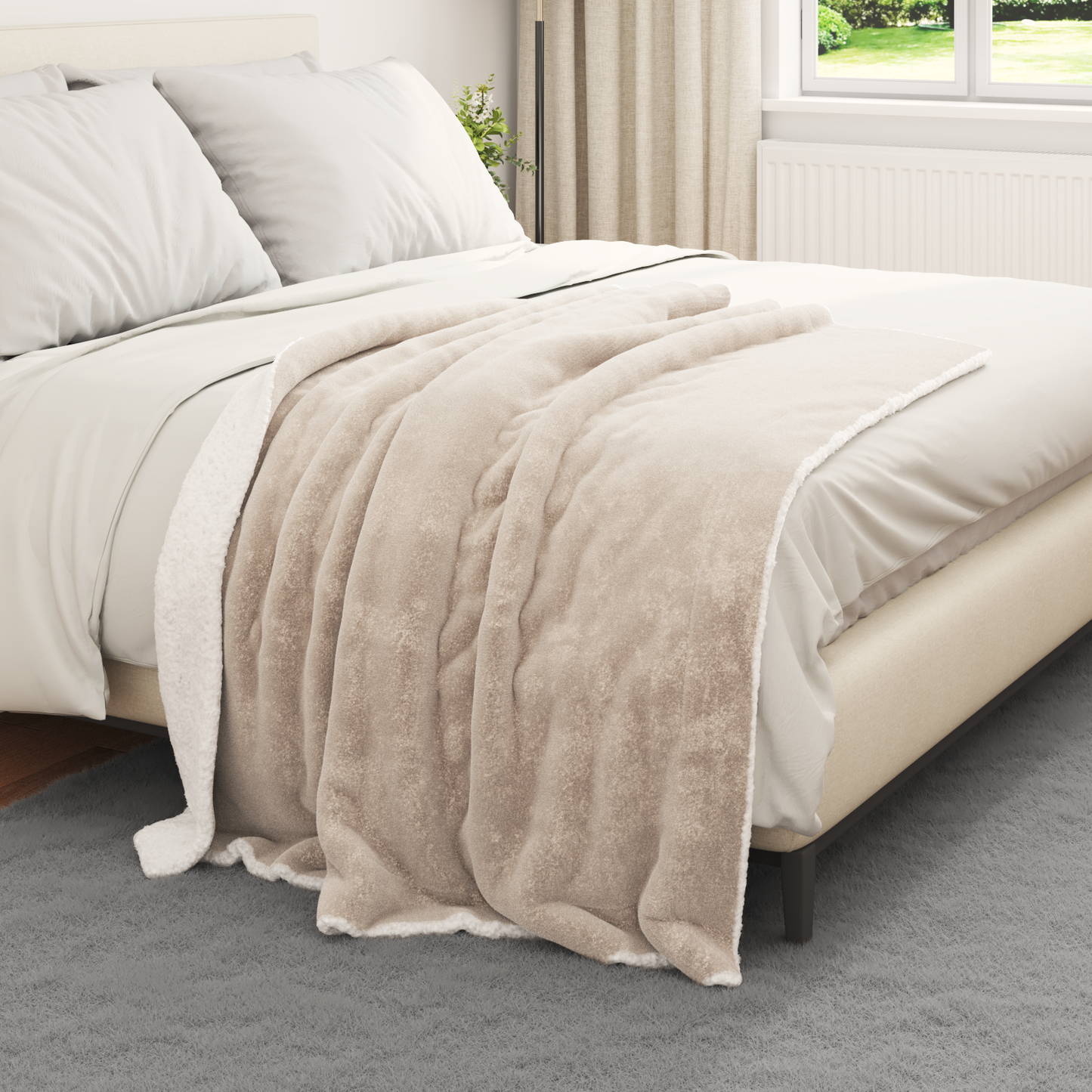Apklotas Smėlio 130 x 150 cm Flysas