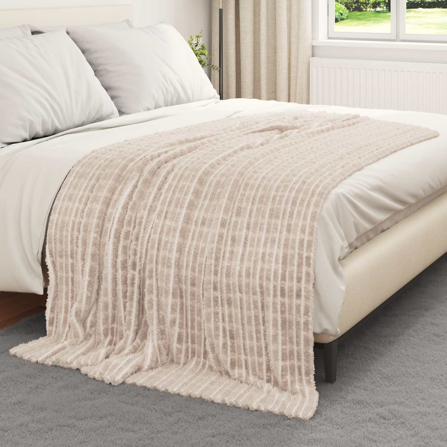 Mesti antklodės 6 pcs Smėlio 200 x 150 cm Flysas