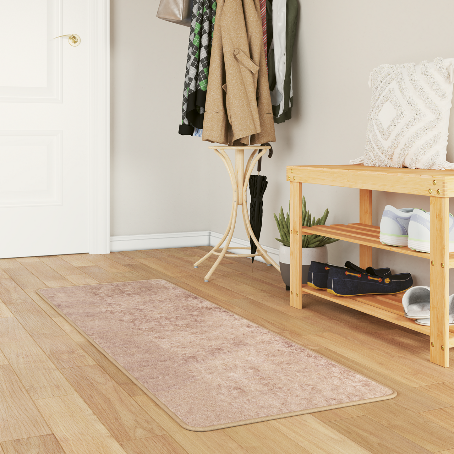 Kilimėlis MARSA Smėlio 50 x 200 cm Poliesteris ir PVC