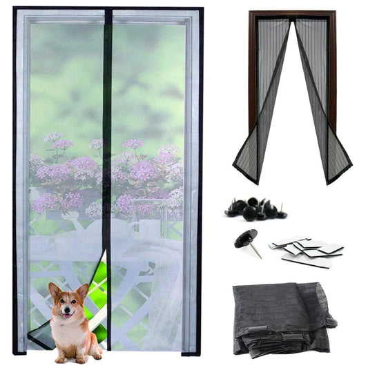 Tinklelis nuo uodų durims su magnetu Magic Mesh (210 x 100 cm)