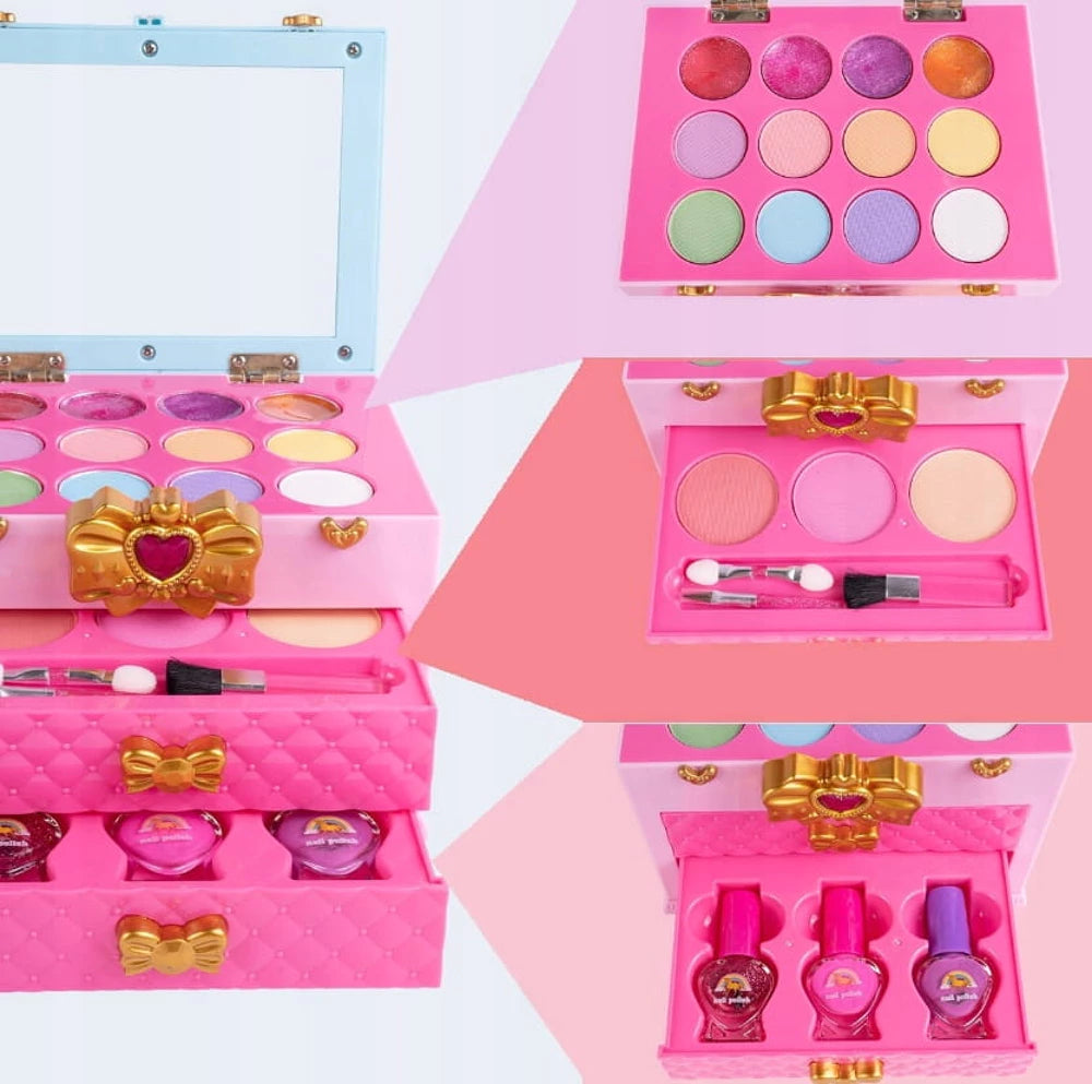 Kosmetikos, nagų ir makiažo rinkinys mergaitėms PICOLLO