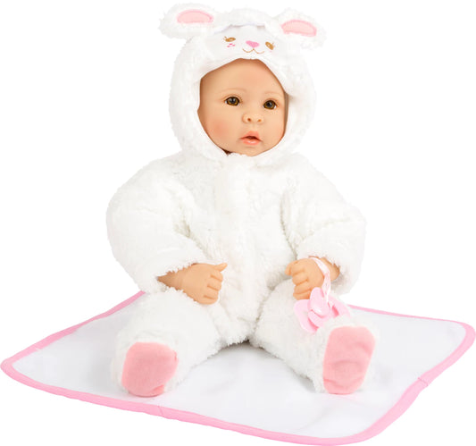 Lėlė Lammchen, 3 dalių rinkinys ( 43 × 24 × 13 cm)