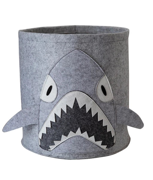 FELT krepšys žaislams, skalbiniams ar daiktams (Ryklys)