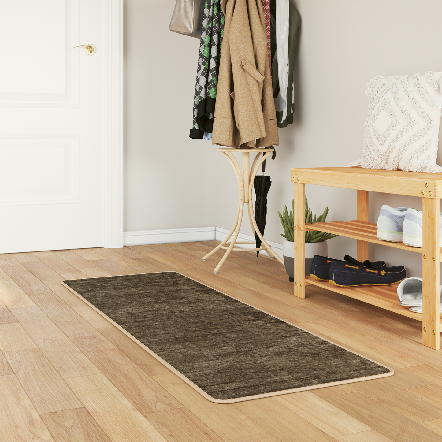 Kilimėlis MARSA Miško Žalia 200 x 50 cm Poliesteris ir PVC