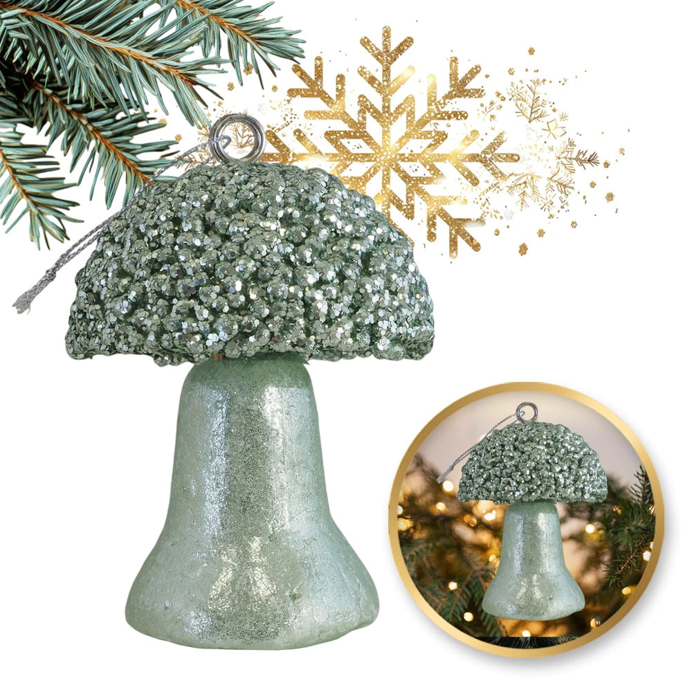 Kalėdinis eglutės pakabukas Mėtų grybukas