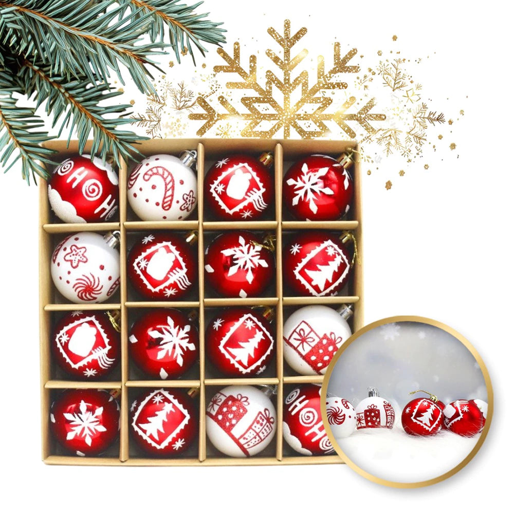 Kalėdinių žaisliukų rinkinys (16 vnt.)