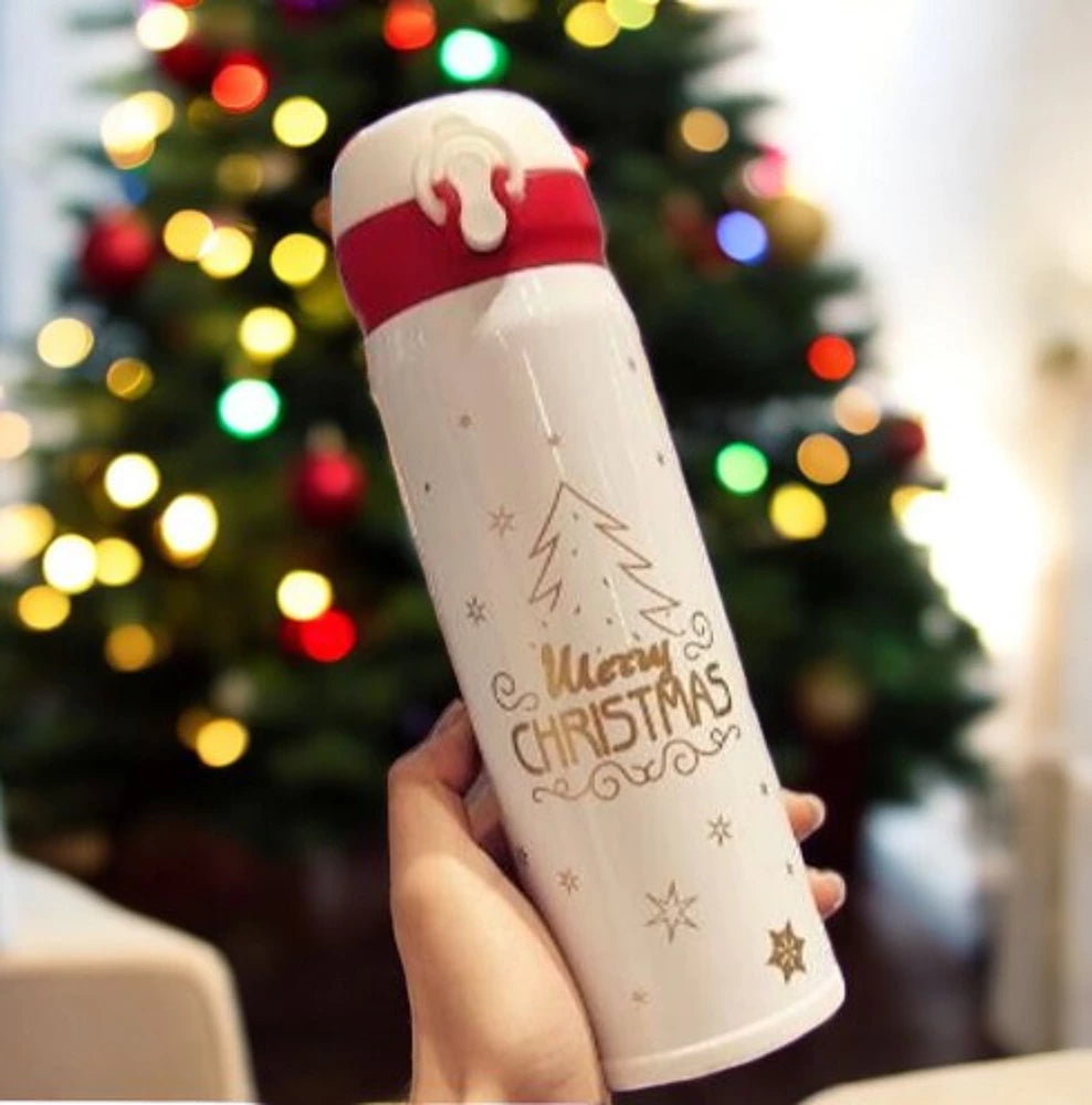 Kalėdinis termo butelis (500 ml, spalvų pasirinkimas)