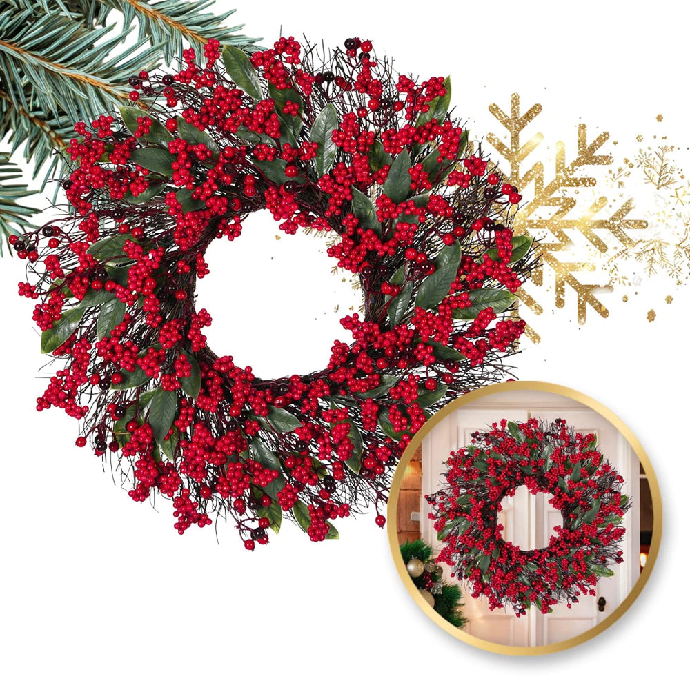 Kalėdinis DEKORATYVINIS VAINIKAS