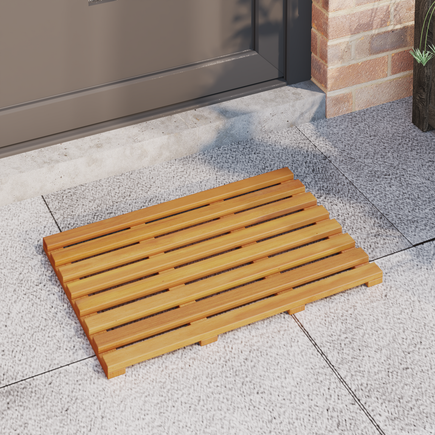 Badematte Paprastas Ruda 100 x 53 cm Medis