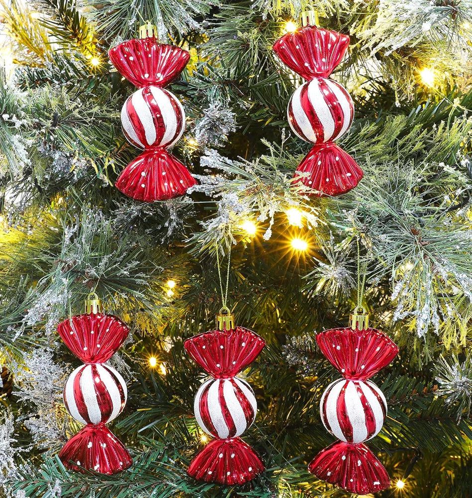 Kalėdinių saldainių žaisliukų rinkinys – 6 vnt.