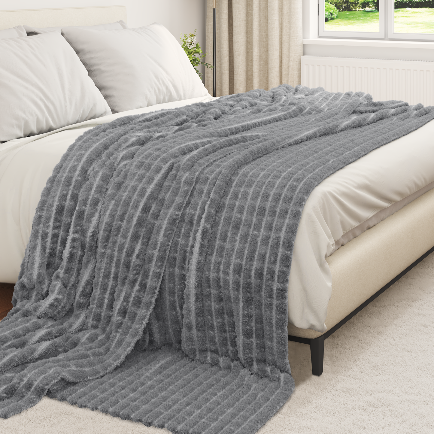 Apklotas Tamsiai pilka 270 x 240 cm Flysas