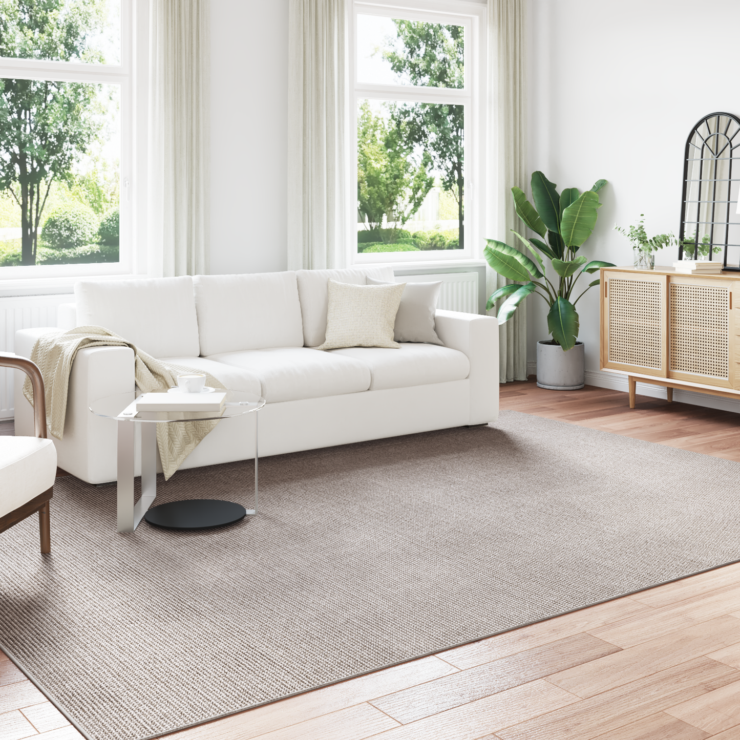 Zoninės kiliminės dangos Kremas ir Taupe 280 x 200 cm