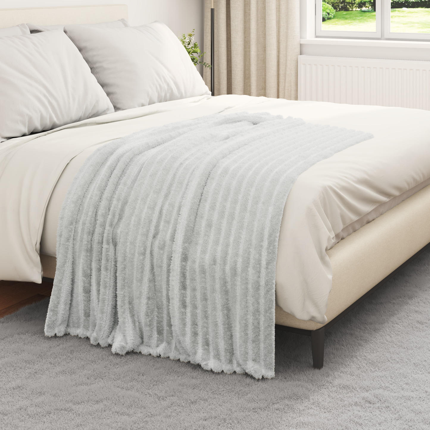 Apklotas Pilka 150 x 130 cm Flysas