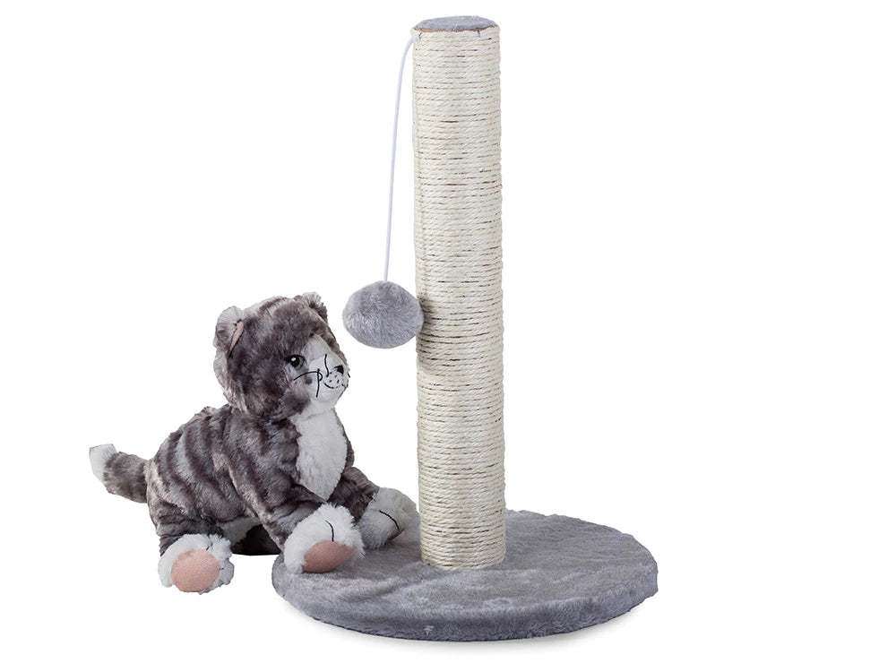 Kačių draskyklė su kamuoliuku (Pilka)