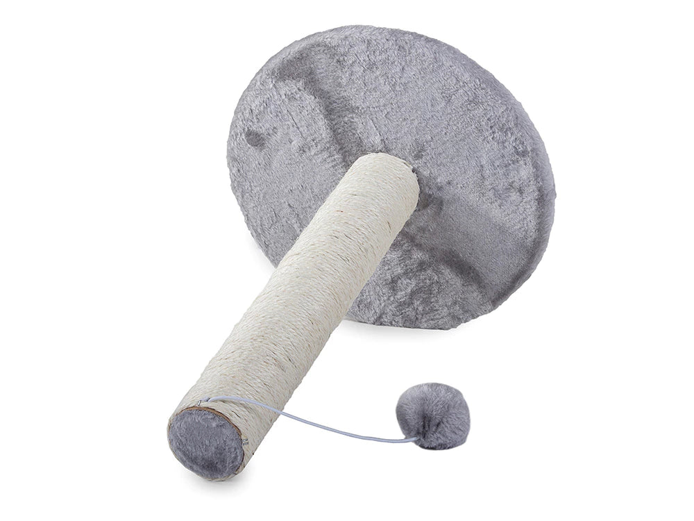 Kačių draskyklė su kamuoliuku (Pilka)