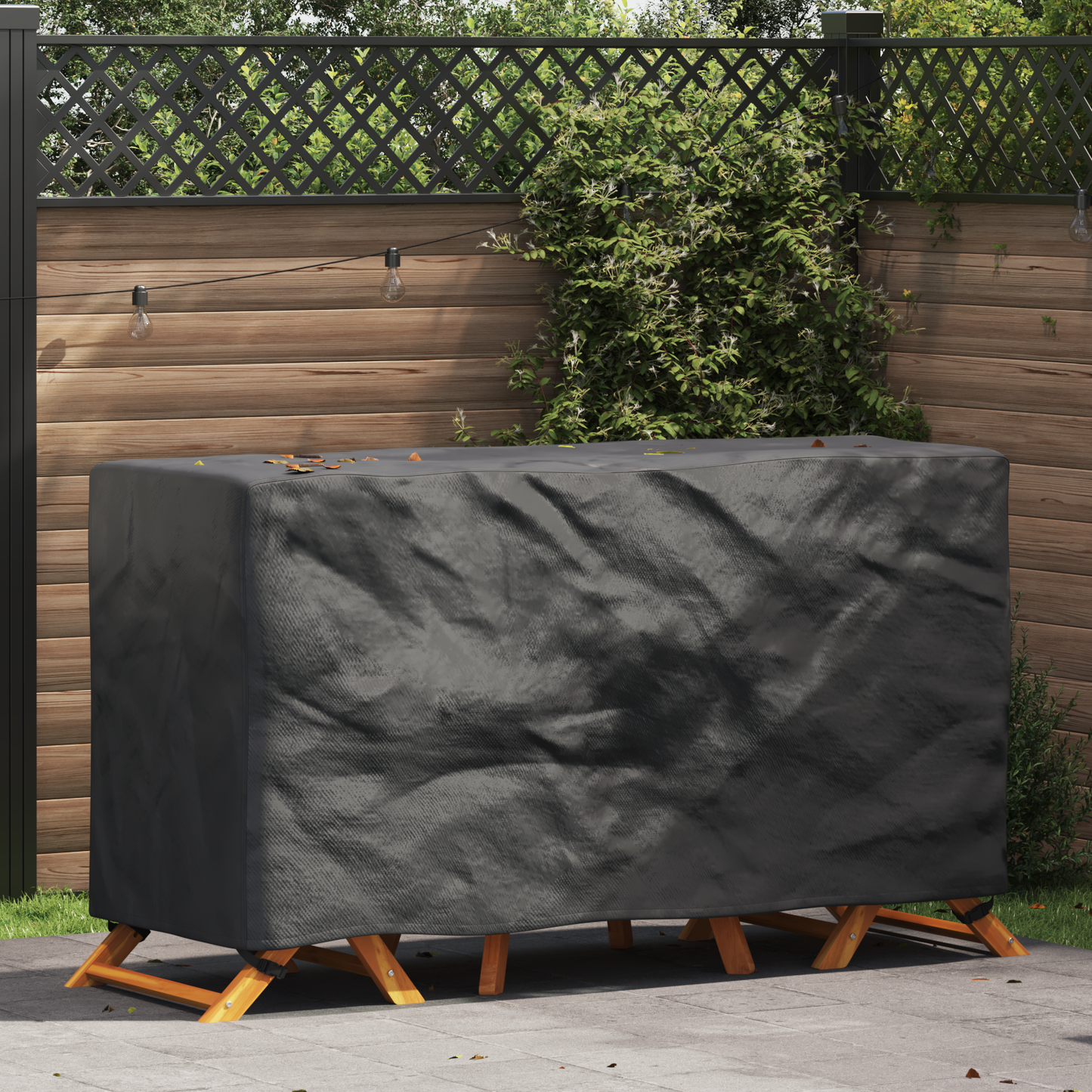 Lauko baldų uždangalas Juoda 180 x 70 x 90 cm 210D