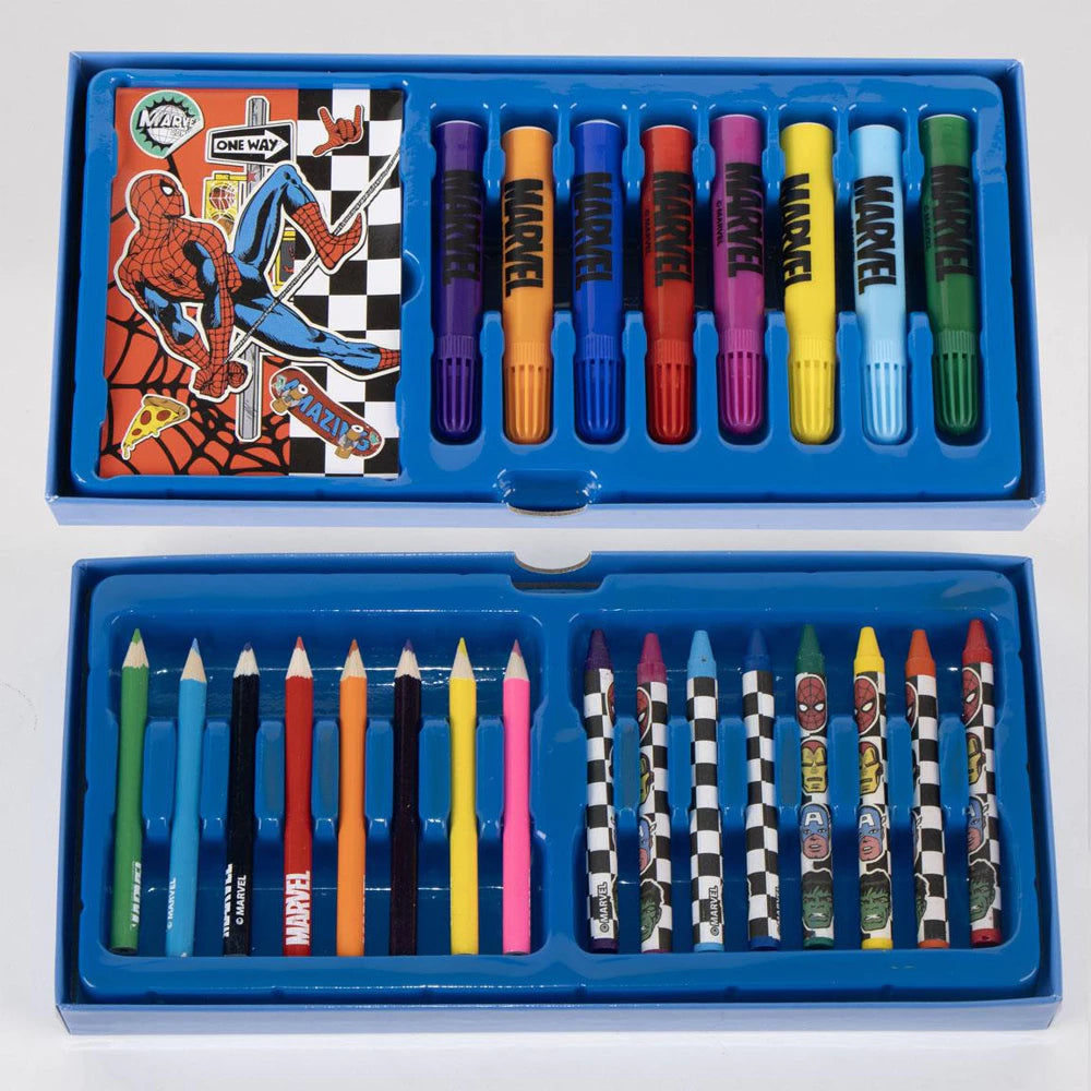 Keršytojai – 44 dalių spalvinimo ir piešimo rinkinys portfelyje