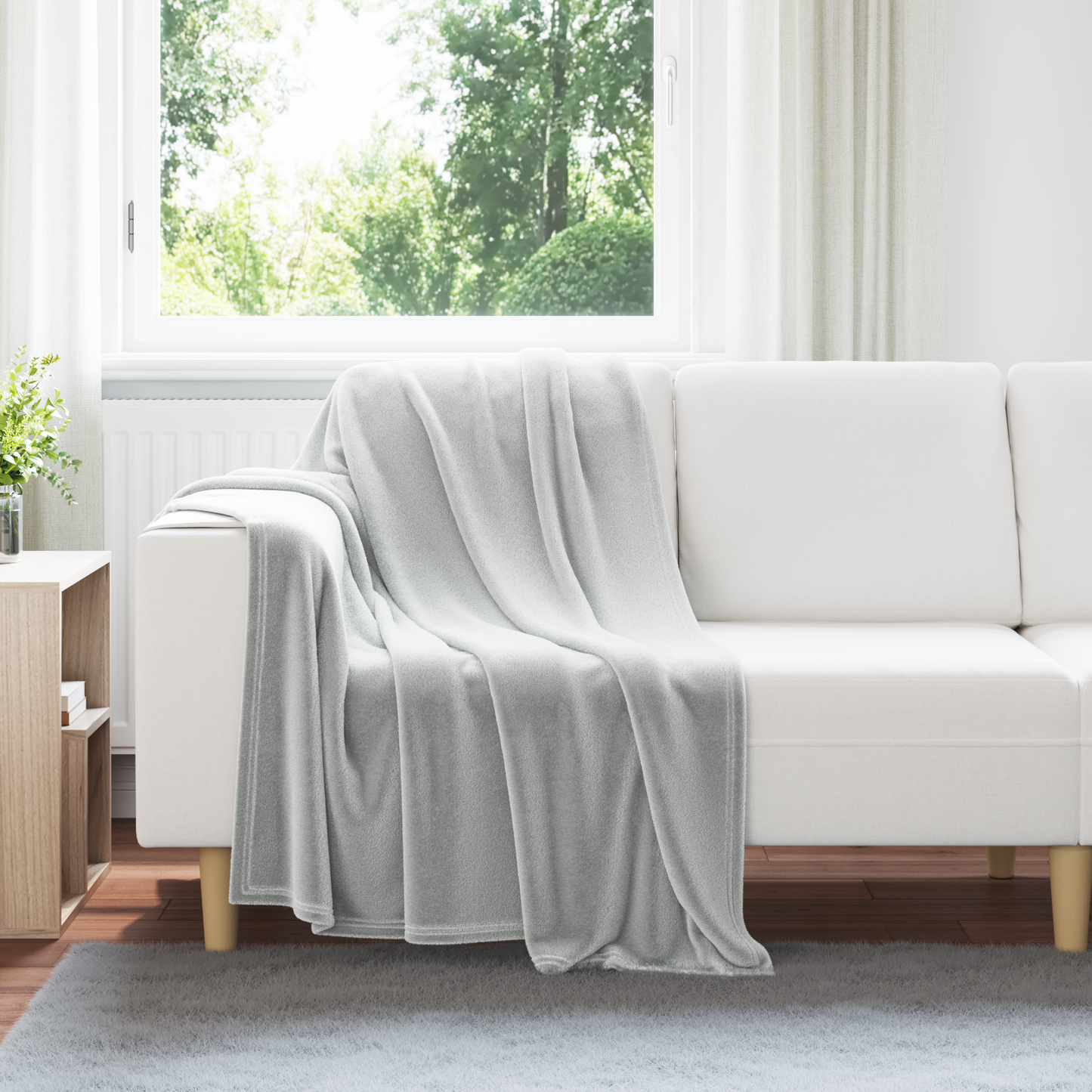 Mesti antklodės 6 pcs Pilka 130 x 150 cm Flysas