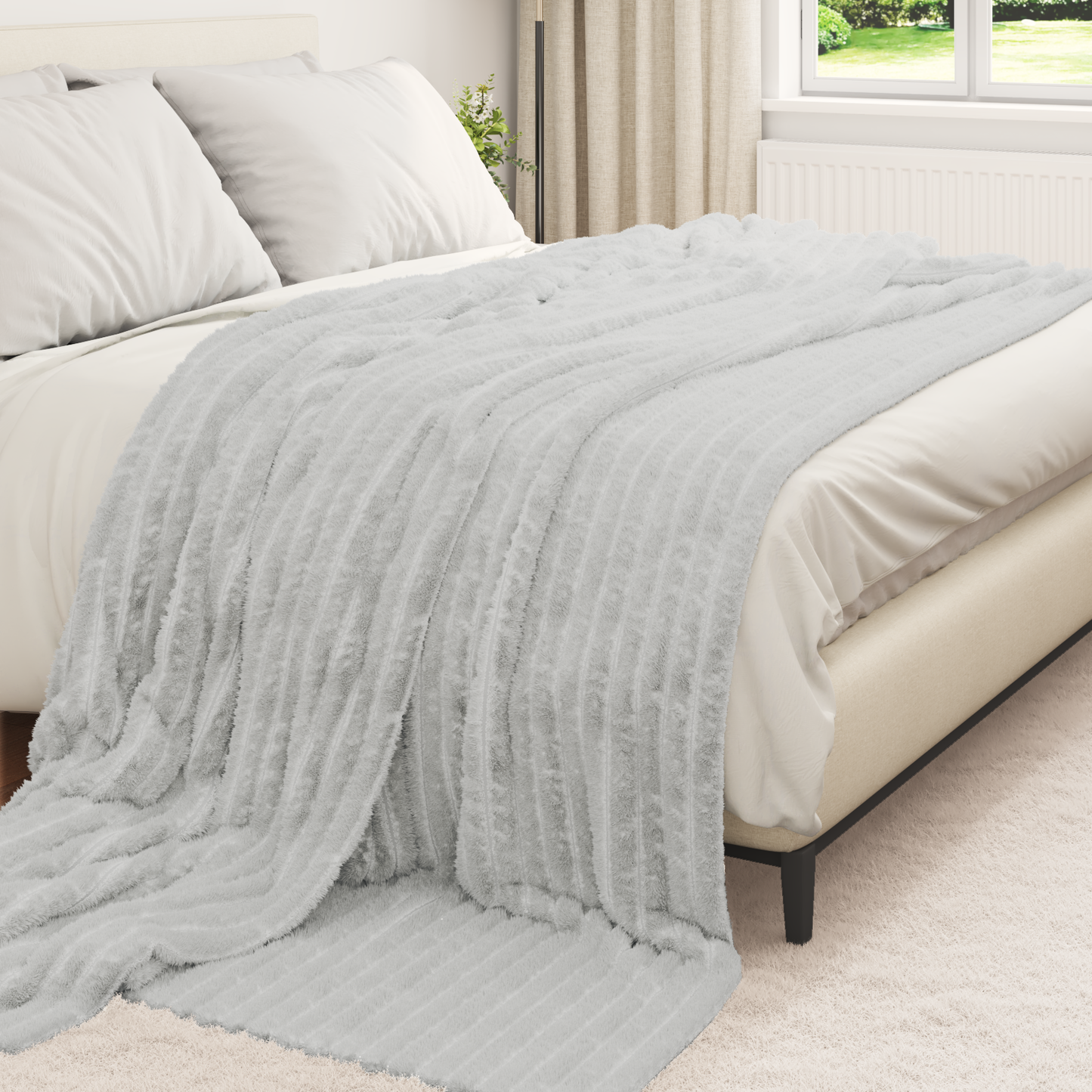 Apklotas Pilka 270 x 240 cm Flysas